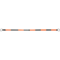 Retractable Cone Bar, 7' 5" Extended Length, Black/Orange FMT Sales Ltd