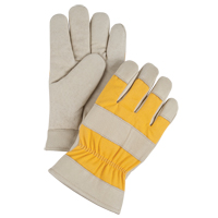 Gants de travail doubl&eacute;s pour l'hiver de premi&egrave;re qualit&eacute;, Moyen, Paume en Cuir fleur de porc, Doublure en Molleton de mousse FMT Sales Ltd