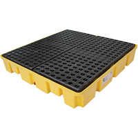 Poly-Slim-Line Spill Pallet without Drain, 66 US gal. Spill Capacity, 49" x 49" x 8.75" FMT Sales Ltd
