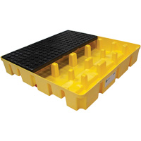 Poly-Slim-Line Spill Pallet without Drain, 66 US gal. Spill Capacity, 49" x 49" x 8.75" FMT Sales Ltd