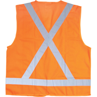 Veste de s&eacute;curit&eacute; pour la circulation, Orange haute visibilit&eacute;, Moyen, Polyester FMT Sales Ltd