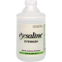 Saline Eyewash Bottles, Full Bottle, 8 oz. FMT Sales Ltd