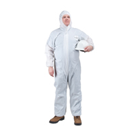 Combinaison protectrice, Moyen, Blanc, Microporeux/Polypropyl&egrave;ne FMT Sales Ltd