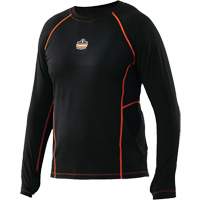 Long Sleeve Thermal Shirts, Men's, Medium, Black FMT Sales Ltd