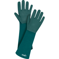 Gants verts &agrave; double enduit, 18" lo, PVC, Doublure en Jersey de coton, 70 mils FMT Sales Ltd
