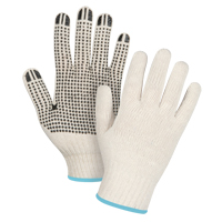 Lightweight Dotted String Knit Gloves, Poly/Cotton, Single Sided, 7 Gauge, X-Large FMT Sales Ltd