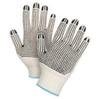 Heavyweight Double-Sided Dotted String Knit Gloves, Poly/Cotton, Double Sided, 7 Gauge, X-Large FMT Sales Ltd