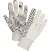Cotton Canvas Dotted Palm Gloves, 8 oz., Small FMT Sales Ltd
