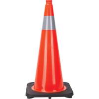 Traffic Cone, 28", Orange, 4" Reflective Collar(s) FMT Sales Ltd