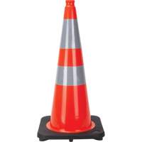 Traffic Cone, 28", Orange, 4" & 6" Reflective Collar(s) FMT Sales Ltd