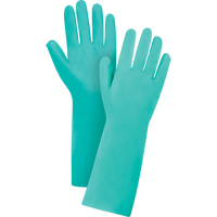 Gants de premi&egrave;re qualit&eacute; &agrave; prise en losange r&eacute;sistants aux produits chimiques, Taille T-Grand/10, 15" lo, Nitrile, 22 mils FMT Sales Ltd