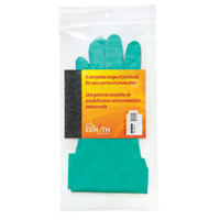 Gants r&eacute;sistants aux produits chimiques &agrave; prise en losange, Taille 9, 13" lo, Nitrile, Doublure en Ouat&eacute;e, 13 mils FMT Sales Ltd