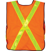 Standard-Duty Safety Vest, High Visibility Orange, Medium, Polyester FMT Sales Ltd