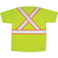 T-shirt conforme &agrave; la CSA, Polyester, Moyen, Jaune lime haute visibilit&eacute; FMT Sales Ltd