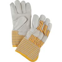 Abrasion-Resistant Winter-Lined Fitters Gloves, Large, Grain Cowhide Palm, Cotton Fleece Inner Lining FMT Sales Ltd