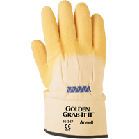 Golden Grab-It&reg; II Gloves, 10/X-Large, Rubber Latex Coating, 13 Gauge, Nylon Shell FMT Sales Ltd