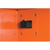 Emergency Preparedness Storage Cabinets, Steel, 4 Shelves, 65" H x 43" W x 18" D, Orange FMT Sales Ltd