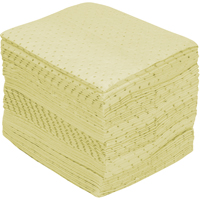 Premium Fine Fiber Sorbent Pads, Hazmat, 15" x 17", 30 gal. Absorbancy FMT Sales Ltd