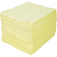 Premium Bonded Sorbent Pads, Hazmat, 15" x 18", 30 gal. Absorbancy FMT Sales Ltd