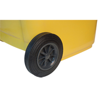 Yellow Mobile Container, Polyurethane, 63 Gallons/63 US gal. FMT Sales Ltd
