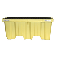 Nestable 2-Drum Poly-Spillpallet Without Drain, 66 US gal. Spill Capacity, 51" x 26" x 21" FMT Sales Ltd