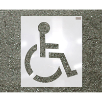 Pochoirs pour parc de stationnement, Pictogramme, 39" FMT Sales Ltd