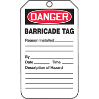 &eacute;tiquettes de s&eacute;curit&eacute;, Plastique, 3-1/4" la x 5-3/4" h, Anglais FMT Sales Ltd