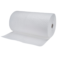 Industrial-Grade Fine Fibre Sorbent Rolls, Heavyweight, 150' L x 30" W, 70 gal. Absorbancy FMT Sales Ltd