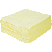 Feuilles absorbantes li&eacute;es de premi&egrave;re qualit&eacute;, Mati&egrave;res dangereuses, 15" x 17", 25 gal. d'absorption FMT Sales Ltd