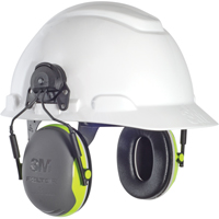 Peltor X Series Earmuffs, Cap Mount, 25 NRR dB FMT Sales Ltd