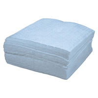 Premium Blue Bonded Sorbent Pads, Oil Only, 15" x 17", 8 gal. Absorbancy FMT Sales Ltd