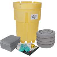Trousse &eacute;conomique de lutte contre les d&eacute;versements, Universel, Overpack/Baril de r&eacute;cup&eacute;ration, Absorbance de 95 gal. US FMT Sales Ltd