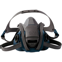 Respirateur &agrave; demi-masque s&eacute;rie 6500QL avec m&eacute;canisme de bascule Quick-Latch, Silicone, Grand FMT Sales Ltd