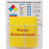 Panneaux de style panier pour mati&egrave;res dangereuses, Français, Compris reliures FMT Sales Ltd