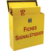 Boîte pour documents de s&eacute;curit&eacute; pour le chantier, Français, Compris reliures FMT Sales Ltd