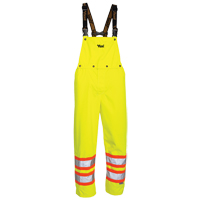 Pantalons 300 deniers Professional Journeyman, Polyester, Petit, Jaune lime haute visibilit&eacute; FMT Sales Ltd