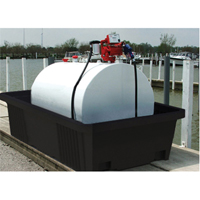 Poly-Tank&reg; Containment Unit 550 Without Drain, 113" L x 71" W x 32" H, 750 US gal. Capacity FMT Sales Ltd