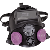 Respirateur &agrave; masque complet de la s&eacute;rie 7600 avec &eacute;quipement d'appoint pour le soudage, Silicone, Petit FMT Sales Ltd