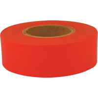 Ruban de signalisation Sub-Zero, 1,2" la x 150' lo, Rouge fluorescent FMT Sales Ltd