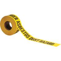 Barricade Tape, English, 3" W x 1000' L, 3 mils, Black on Yellow FMT Sales Ltd