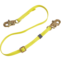 Longe de positionnement r&eacute;glable &agrave; sangle, 1 branches, 6', Classe CSA B, Polyester FMT Sales Ltd