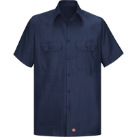 Short Sleeve Ripstop Shirt, Men's, 3X-Large, Navy Blue FMT Sales Ltd