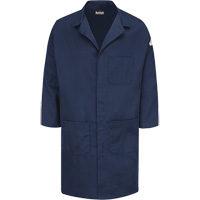 Excel FR&reg; ComforTouch&reg; Lab Coat, Cotton, Large, Navy Blue FMT Sales Ltd