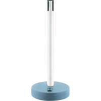 Tensabarrier ext&eacute;rieur - poteaux r&eacute;cepteurs, Hauteur de 37", Blanc FMT Sales Ltd
