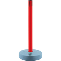 Tensabarrier ext&eacute;rieur - poteaux r&eacute;cepteurs, Hauteur de 37", Rouge FMT Sales Ltd