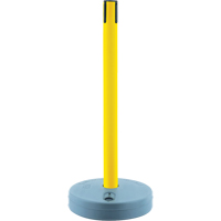 Tensabarrier ext&eacute;rieur - poteaux r&eacute;cepteurs, Hauteur de 37", Jaune FMT Sales Ltd