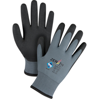 Gants enduits de premi&egrave;re qualit&eacute; ZX-30°, 9/Grand, R&ecirc;vetement PVC, Calibre 15, Enveloppe en Nylon FMT Sales Ltd