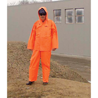 V&ecirc;tements imperm&eacute;ables Hurricane ignifuges et r&eacute;sistants &agrave; l'huile, v&ecirc;tements imperm&eacute;ables, 4T-Grand, Orange haute visibilit&eacute; FMT Sales Ltd