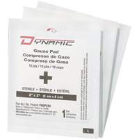 Gaze Dynamic, Tampon, 2" lo x 2" la, St&eacute;rile, Dispositif m&eacute;dical Classe 1 FMT Sales Ltd
