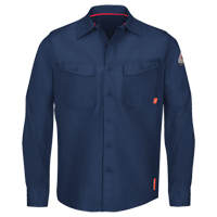 IQ Endurance&reg; Men's Work Shirts, Small, Navy Blue FMT Sales Ltd
